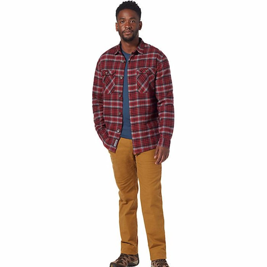 Mens Clothing * | Royal Robbins Men'S Snowcap Lined Flannel Ls Shirt