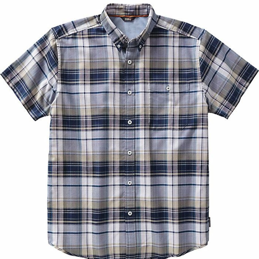 Mens Clothing * | Royal Robbins Men'S Go Everywhere Oxford Plaid Ss Shirt