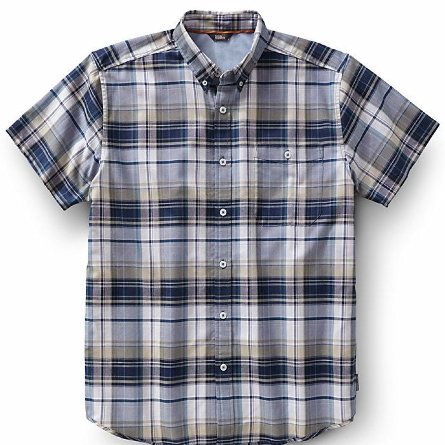 Mens Clothing * | Royal Robbins Men'S Go Everywhere Oxford Plaid Ss Shirt