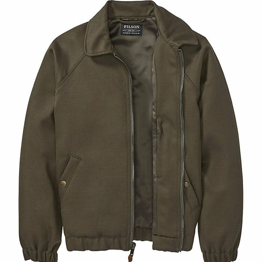 Womens Outerwear * | Filson Women'S Whipcord Bomber Jacket Root