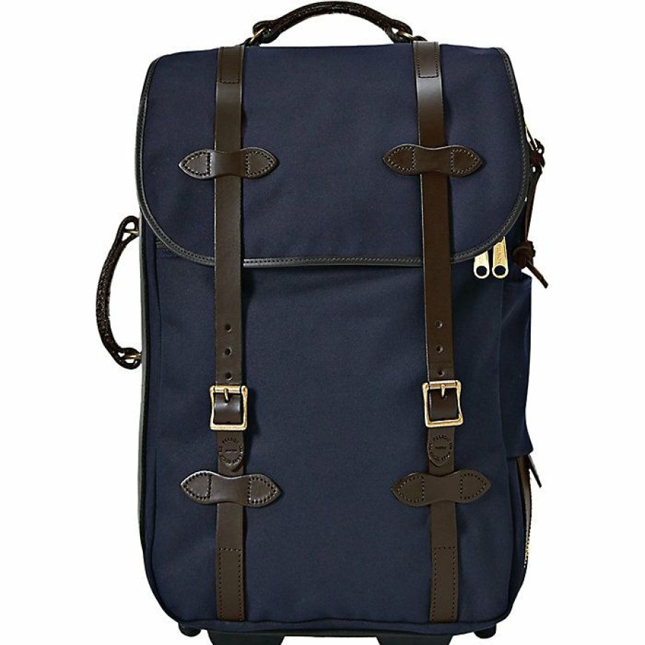 Travel Gear * | Filson Medium Rolling Carry-On Bag Navy