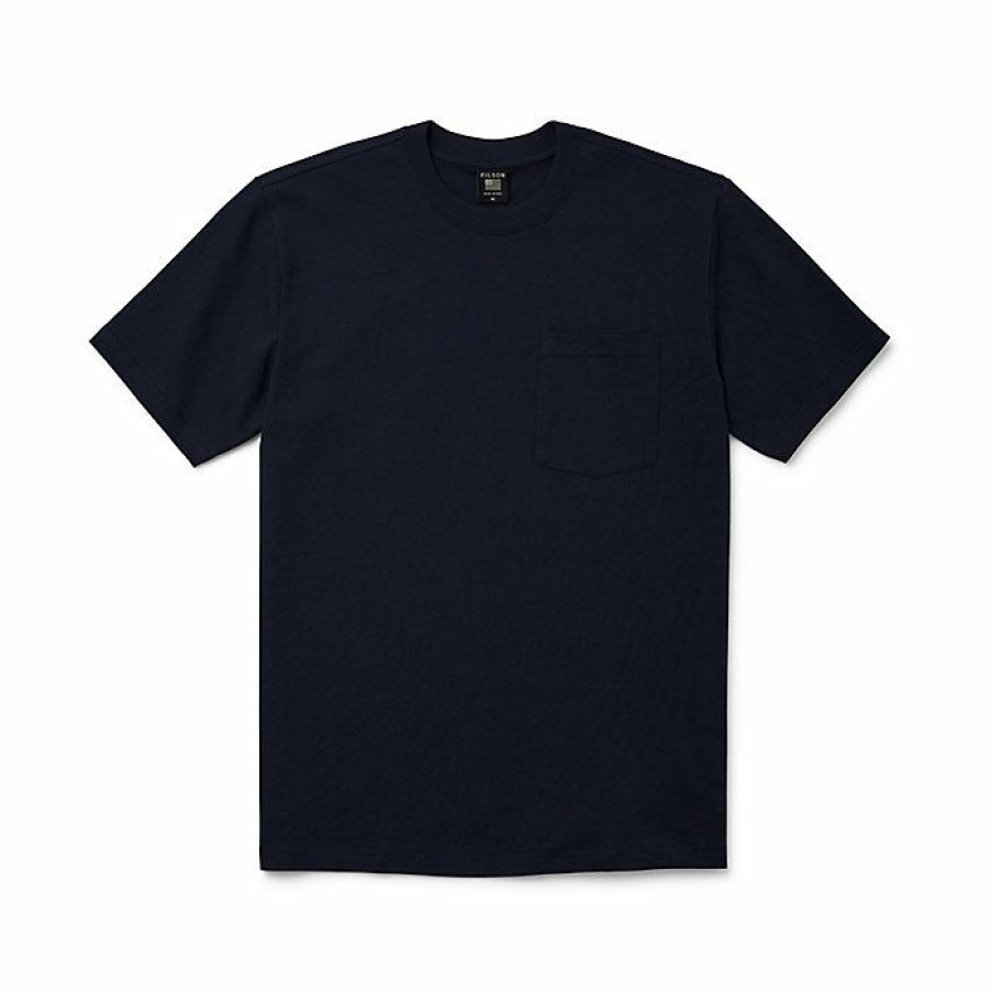 Mens Clothing * | Filson Men'S Pioneer Solid One Pocket T-Shirt