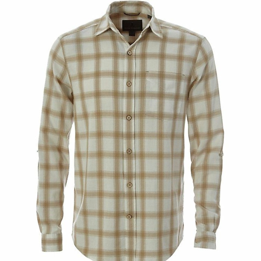 Mens Clothing * | Royal Robbins Men'S Cool Mesh Eco Ii Plaid Ls Shirt