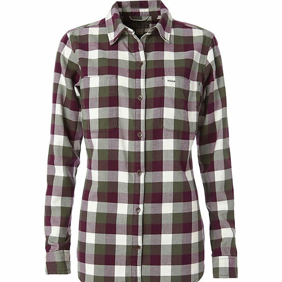 Womens Clothing * | Royal Robbins Women'S Lieback Flannel Ls Shirt Bayleaf