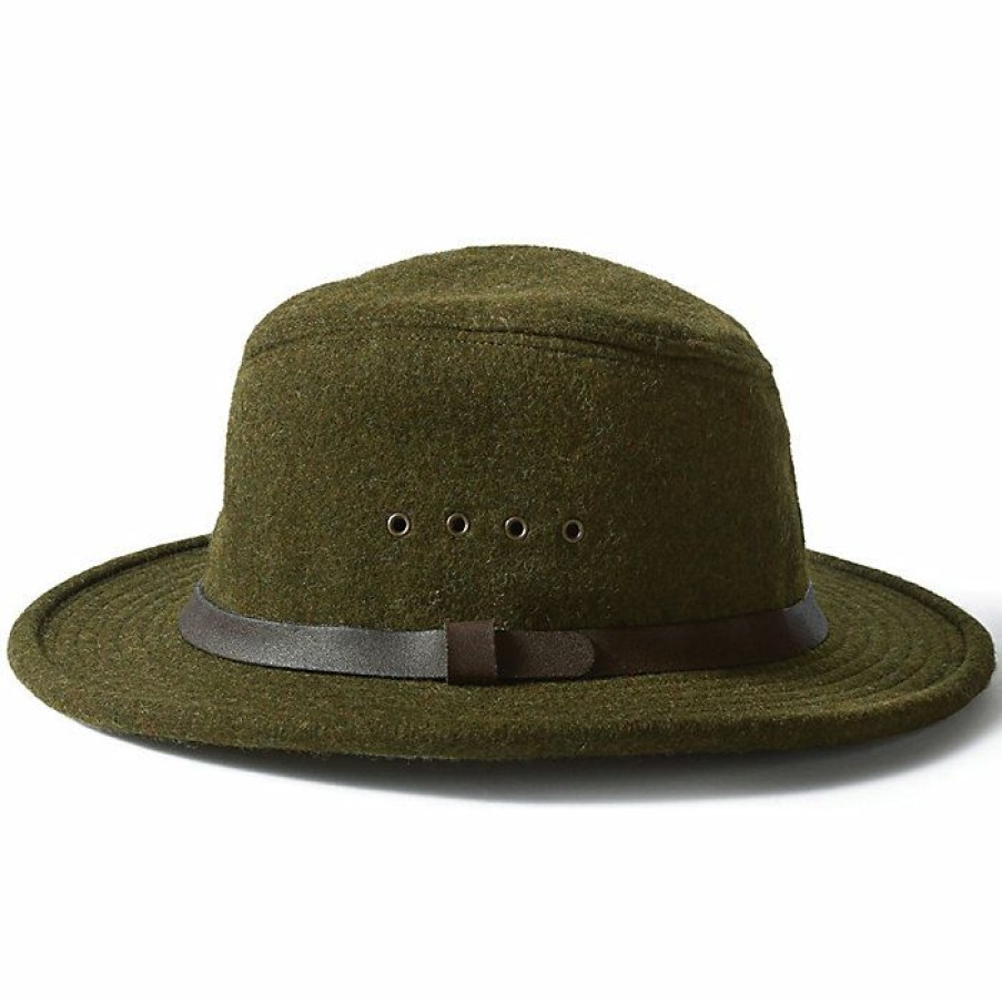 Mens Outerwear * | Filson Wool Packer Hat