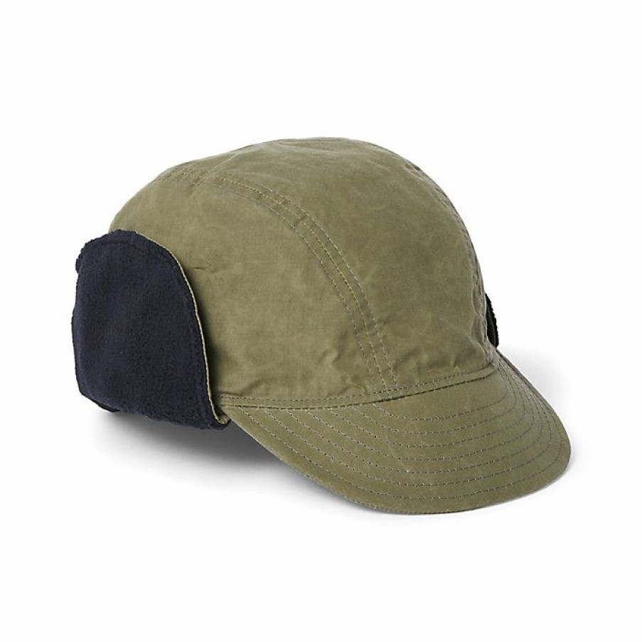 Outerwear * | Filson Fleece-Lined Wildfowl Hat Dark Olive Drab