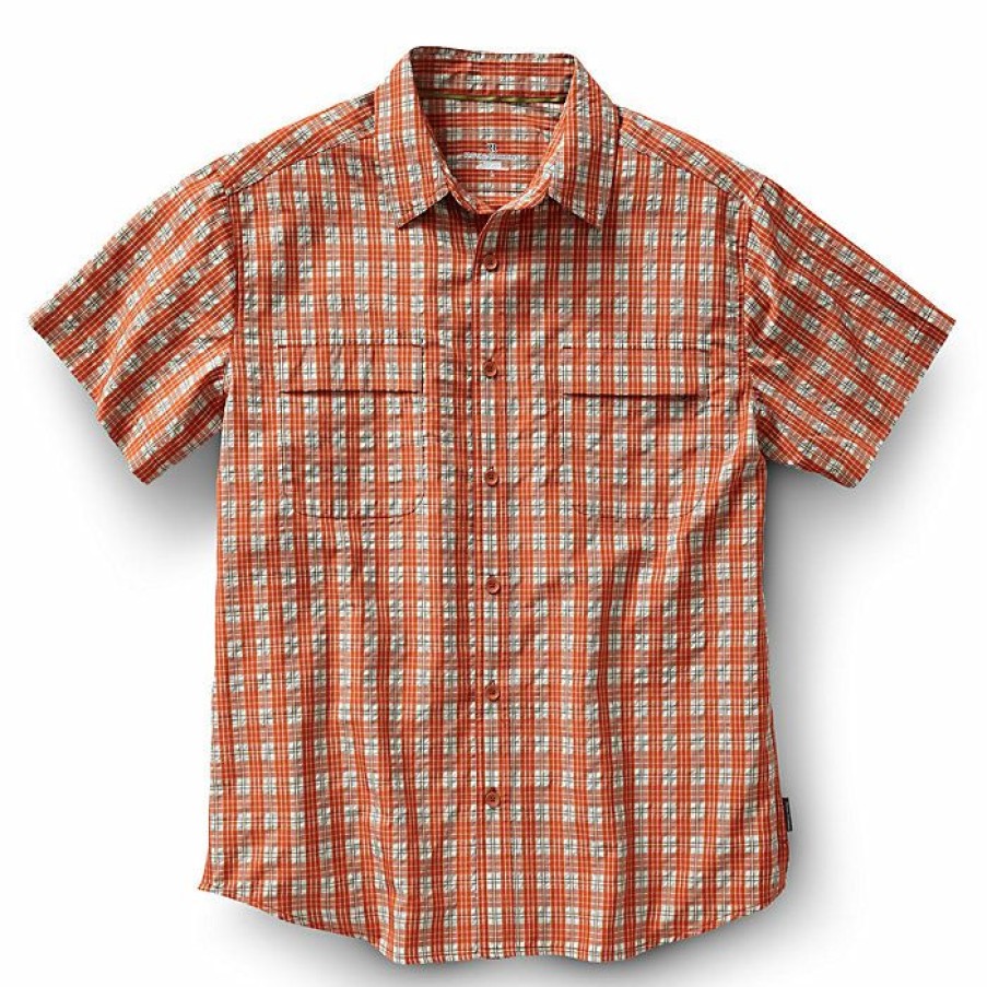 Mens Clothing * | Royal Robbins Men'S Diablo Plaid Ss Shirt