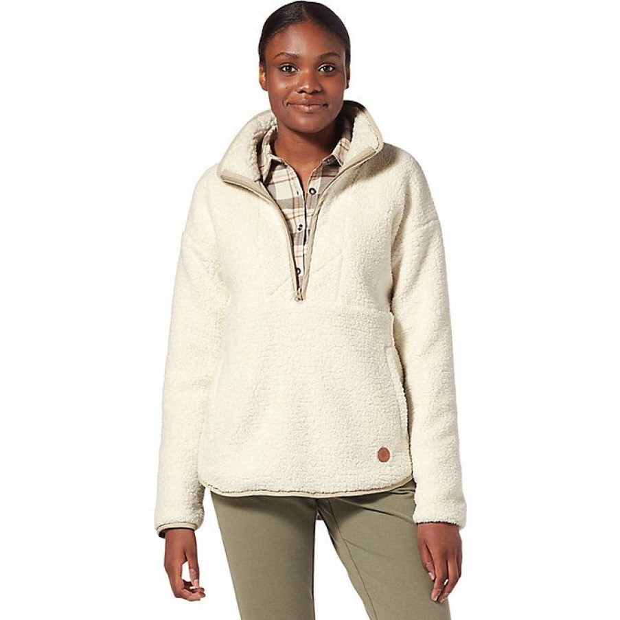 Womens Clothing * | Royal Robbins Women'S Urbanesque Sherpa 1/2 Zip Top