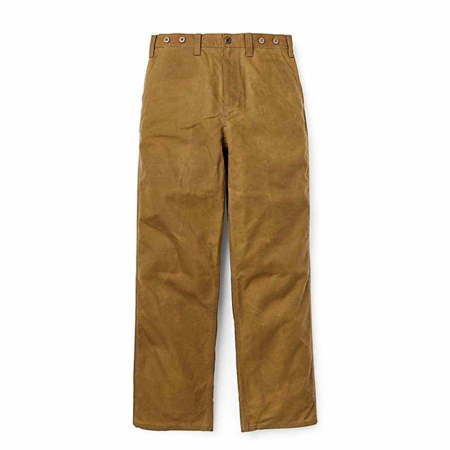 Mens Clothing * | Filson Men'S Oil Finish Single Tin Pant Dark Tan