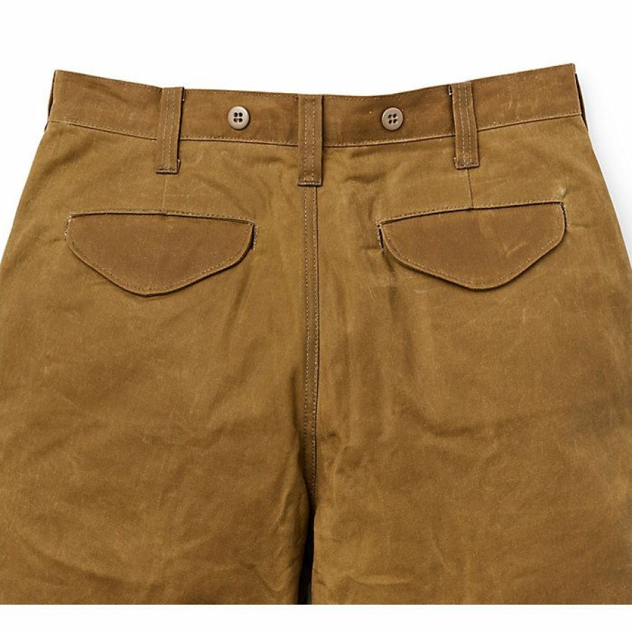 Mens Clothing * | Filson Men'S Oil Finish Single Tin Pant Dark Tan