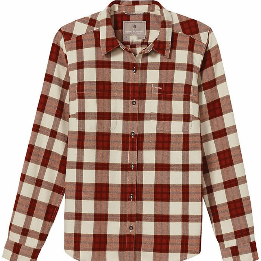 Womens Clothing * | Royal Robbins Women'S Lieback Organic Cotton Flannel Ls Shirt