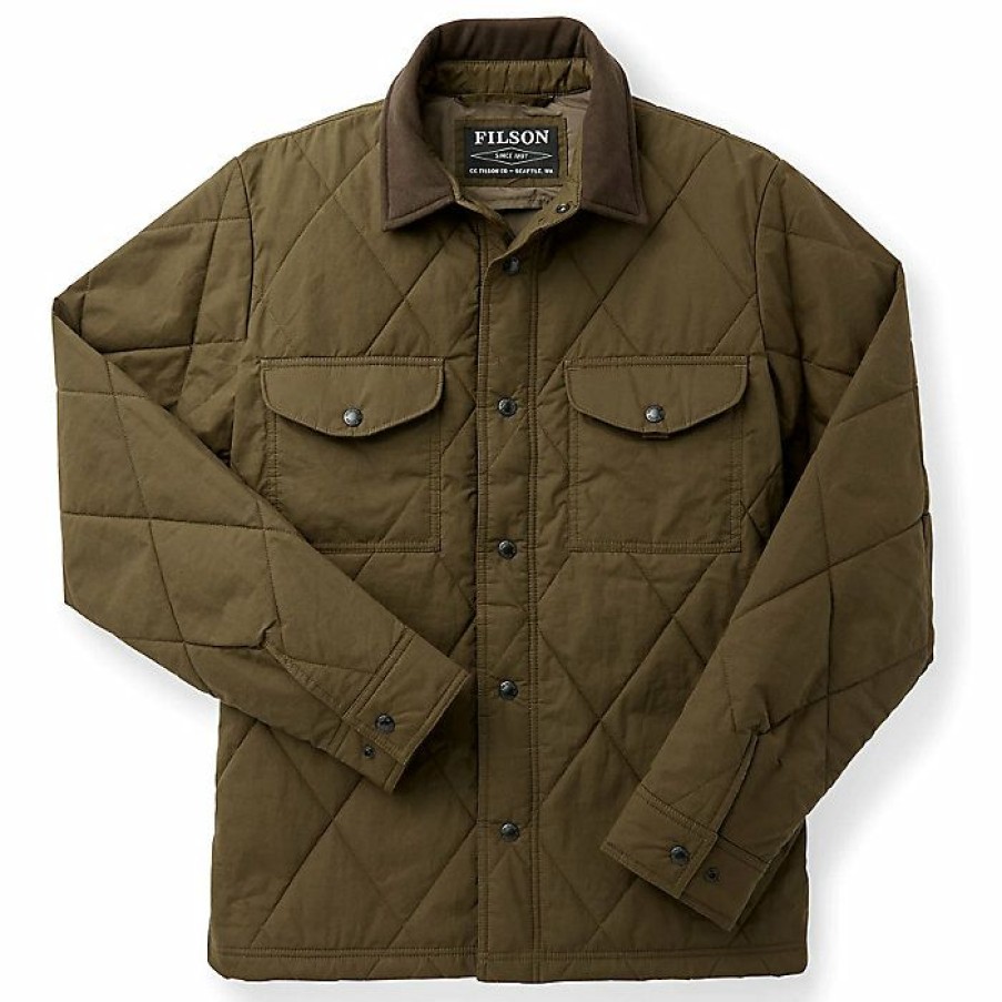 Mens Outerwear * | Filson Men'S Hyder Quilted Jac-Shirt