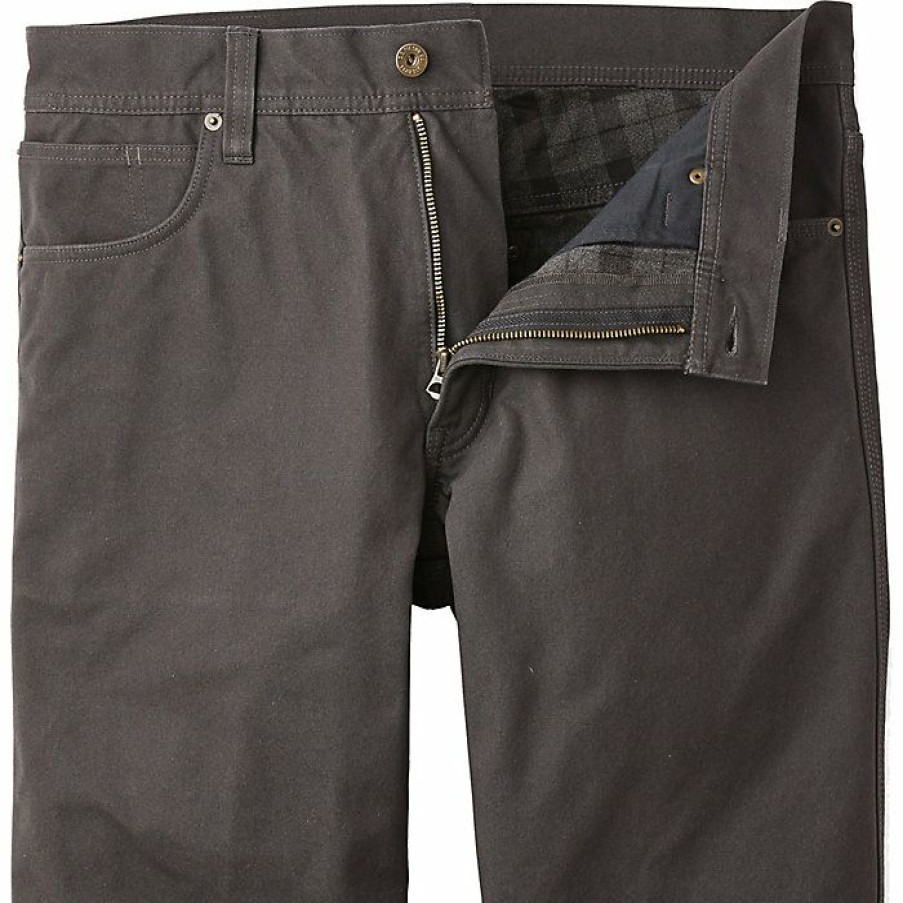 Mens Clothing * | Filson Men'S Flannel-Lined Dry Tin Pant Raven