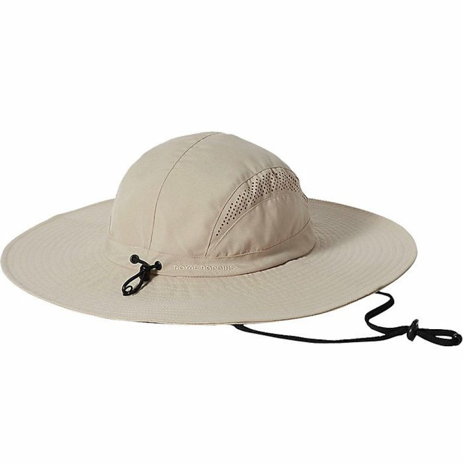 Outerwear * | Royal Robbins Bug Barrier Sun Halo Hat Sandstone