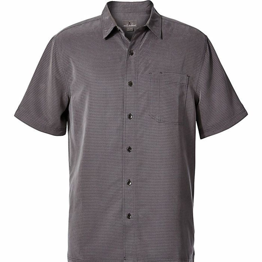 Mens Clothing * | Royal Robbins Men'S Desert Pucker Dry Ss Shirt