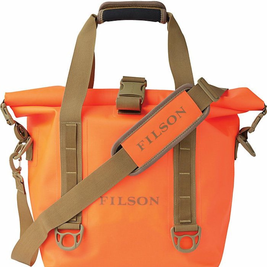 Water Sports Gear * | Filson Dry Roll-Top Tote Bag Flame