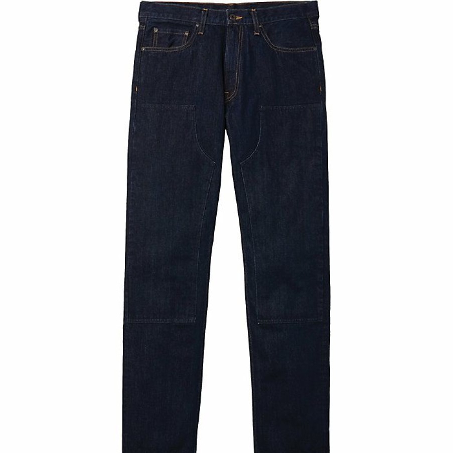 Mens Clothing * | Filson Men'S Bullbuck Double Front Jean Raw Indigo