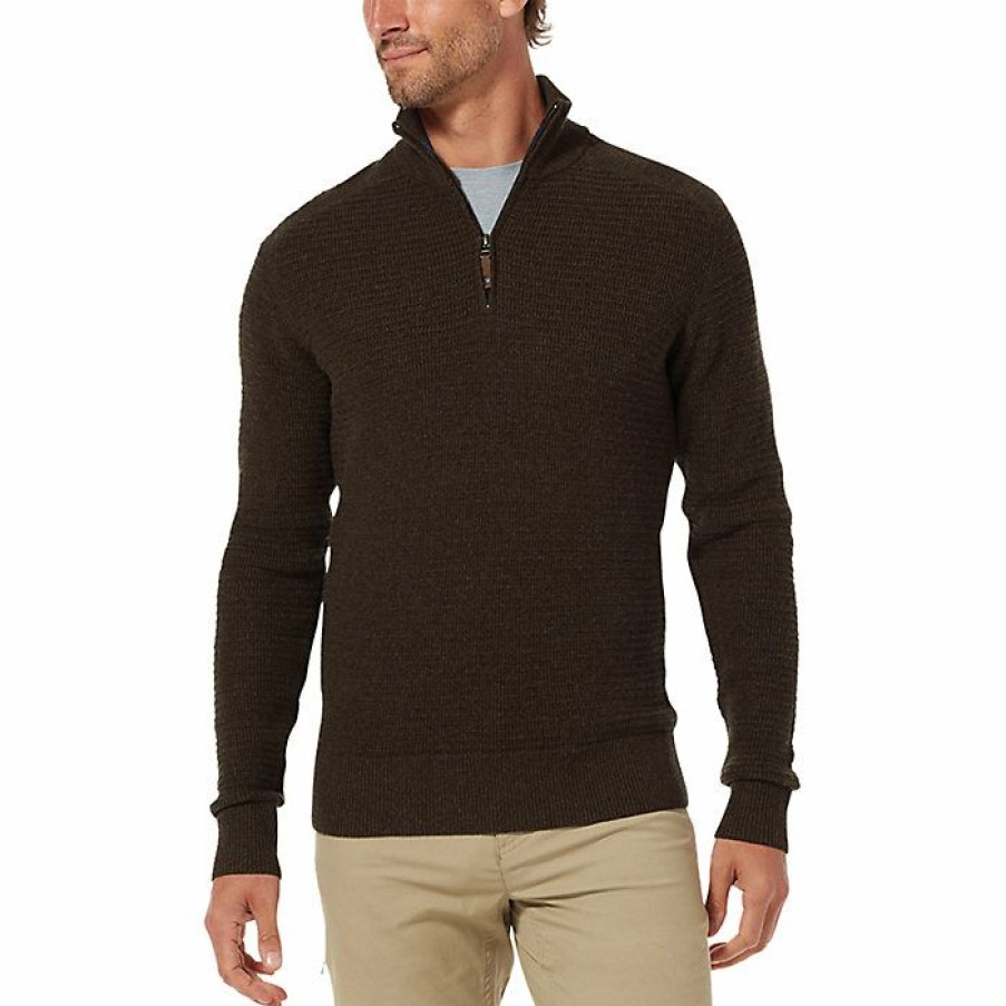 Mens Clothing * | Royal Robbins Men'S All Son Merino Thermal 1/4 Zip Top