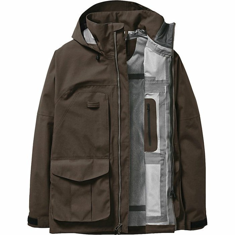 Mens Outerwear * | Filson Men'S 3-Layer Field Jacket Brown