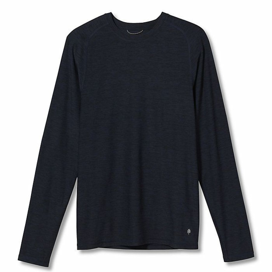 Womens Clothing * | Royal Robbins Women'S Bug Barrier Tech Travel Ls Top Navy Heather