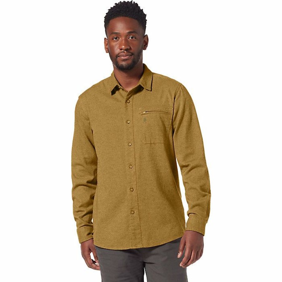 Mens Clothing * | Royal Robbins Men'S Coastal Flannel Ls Shirt