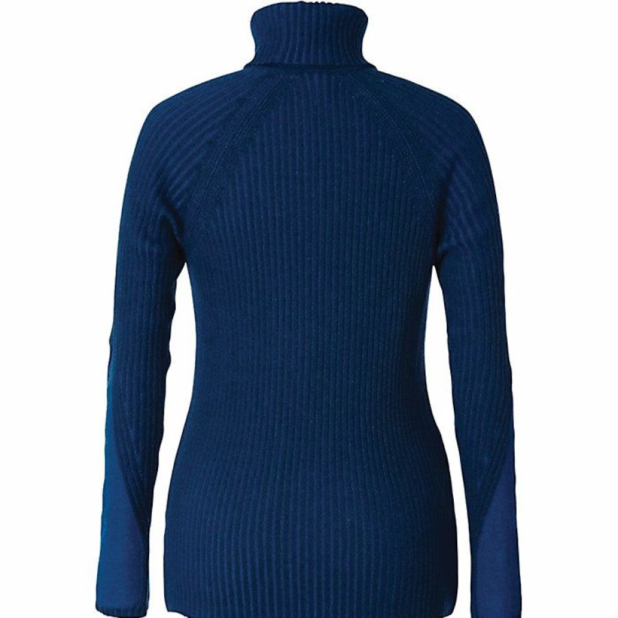 Womens Clothing * | Royal Robbins Women'S Lassen Merino Turtleneck Sweater Harbor