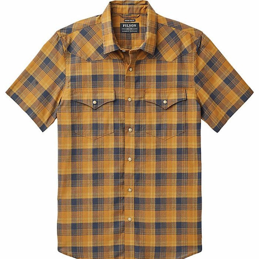 Mens Clothing * | Filson Men'S Snap Front Guide Ss Shirt