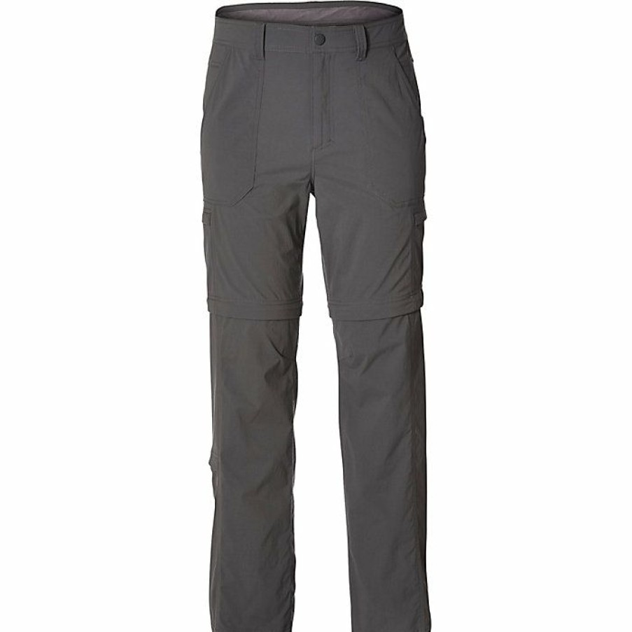 Mens Clothing * | Royal Robbins Men'S Bug Barrier Traveler Zip N' Go Pant Charcoal