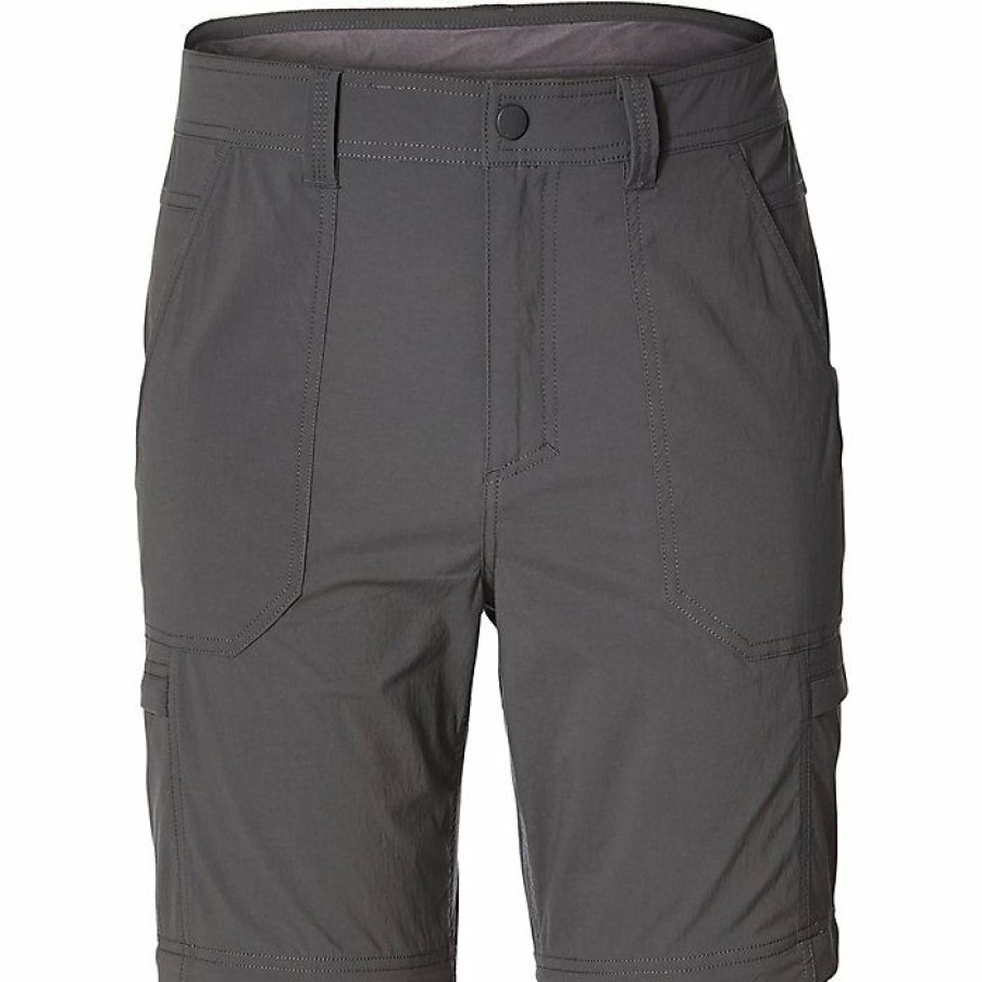 Mens Clothing * | Royal Robbins Men'S Bug Barrier Traveler Zip N' Go Pant Charcoal