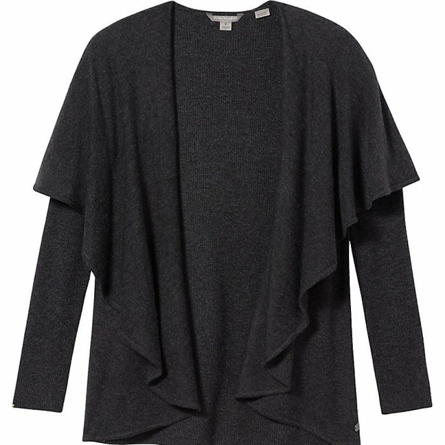 Womens Clothing * | Royal Robbins Women'S Highlands Ls Wrap Charcoal