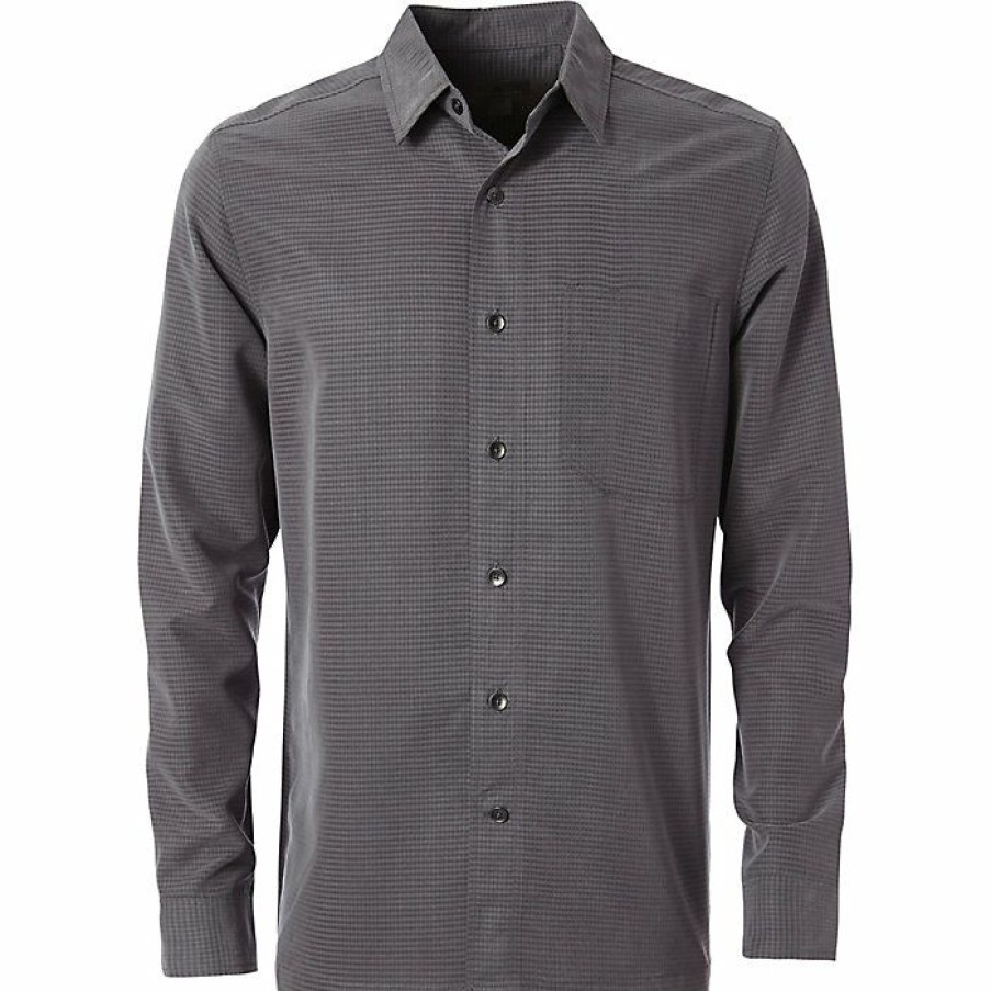 Mens Clothing * | Royal Robbins Men'S Desert Pucker Dry Ls Shirt