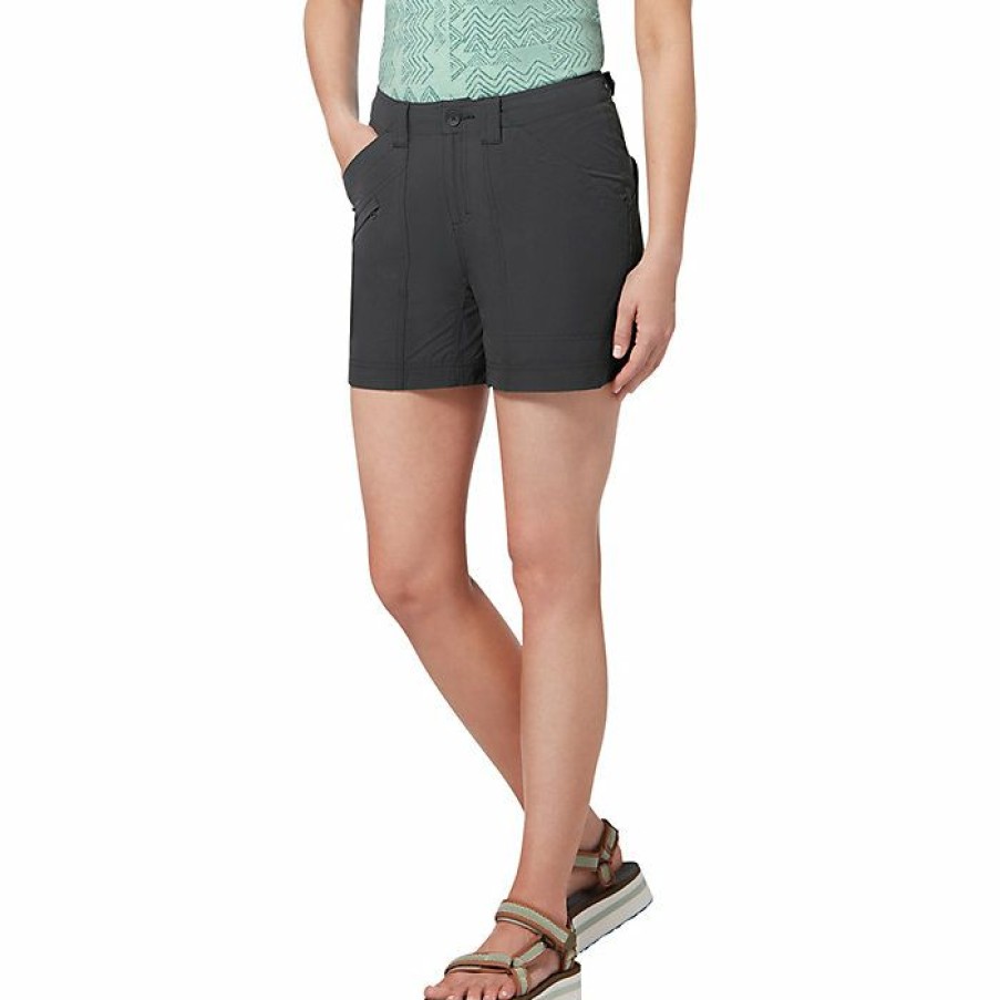 Womens Clothing * | Royal Robbins Women'S Backcountry Pro 5 Inch Short Charcoal